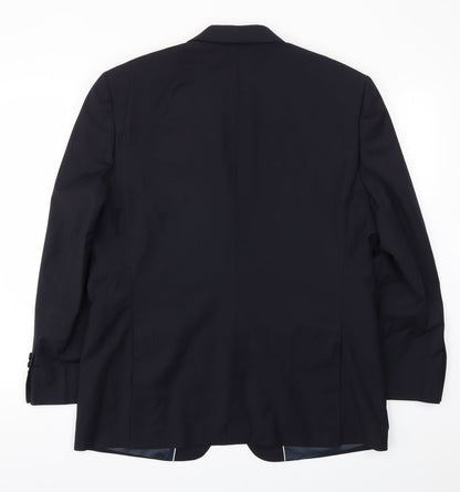 Mens UK Size 44 Preworn Regular Blue Suit Jacket