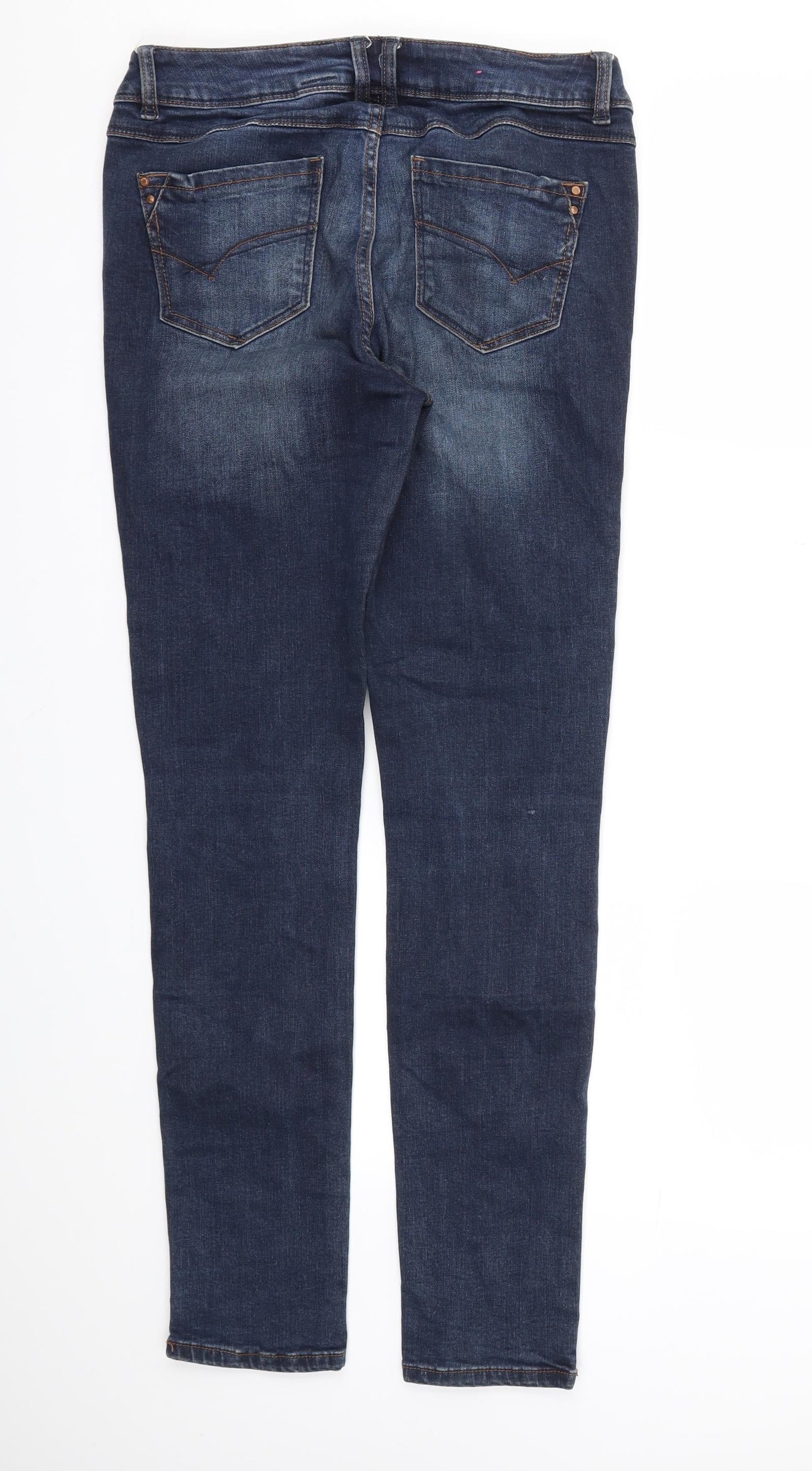 YEYES Womens Blue   Skinny Jeans Size 12 L30 in