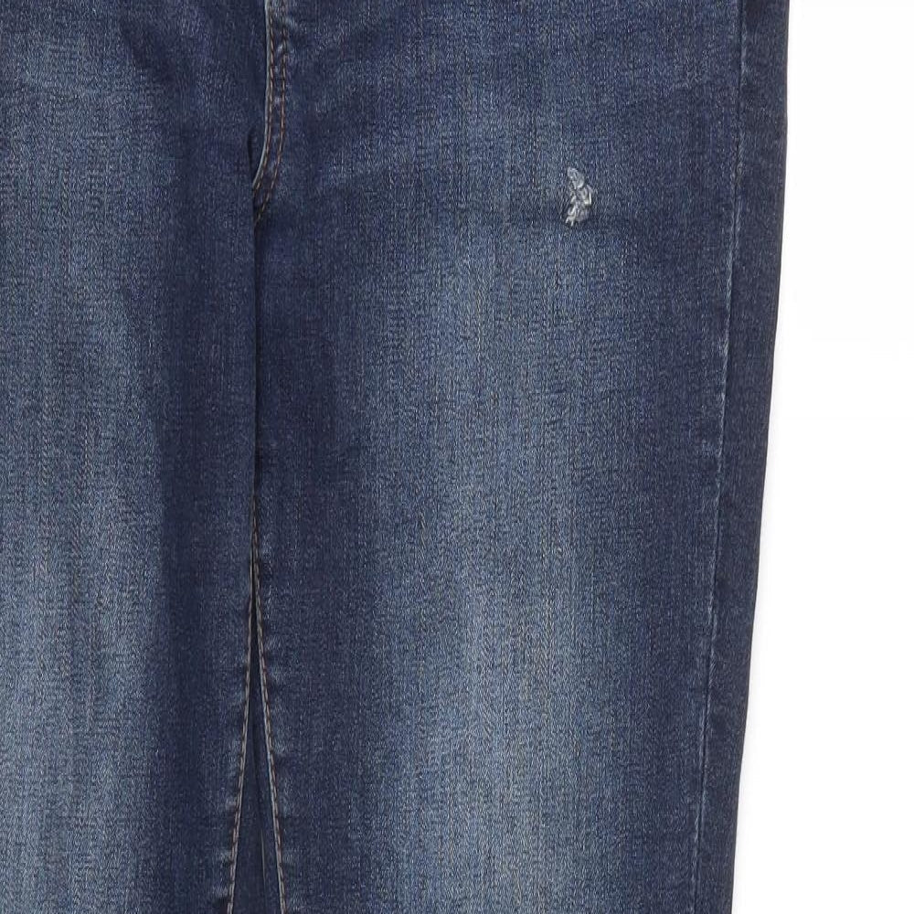 YEYES Womens Blue   Skinny Jeans Size 12 L30 in