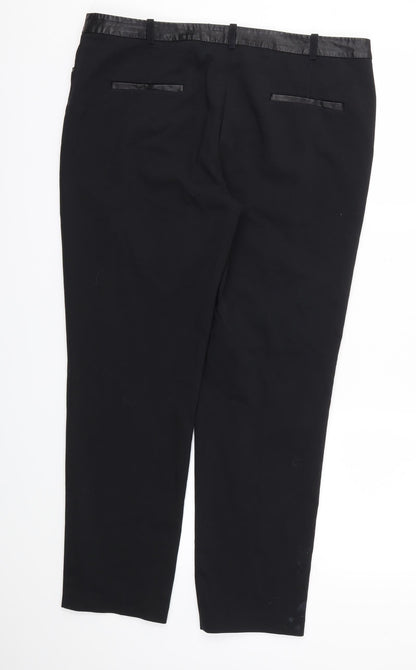 LIMETED  Womens Black   Trousers  Size 14 L27 in