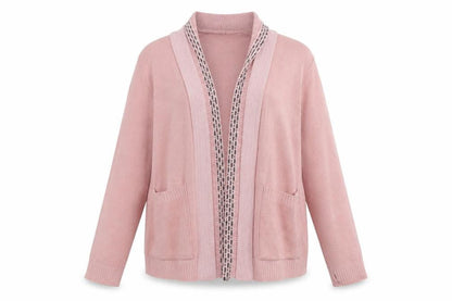 Just Elegance Womens Pink  Knit Cardigan Jumper Size M
