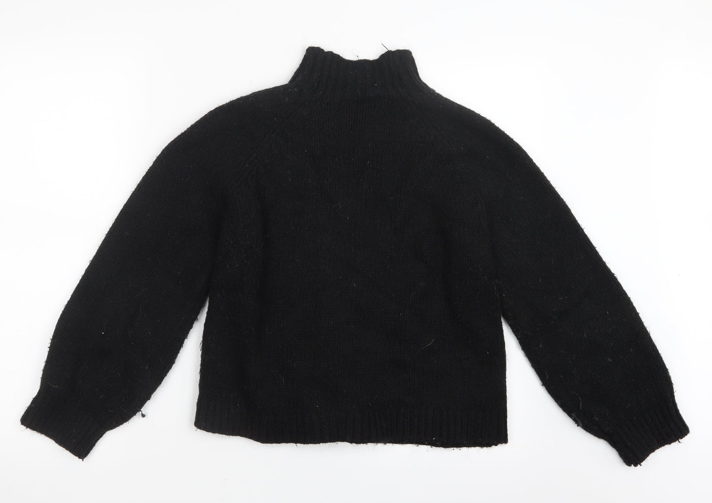 Only Womens Black  Knit Pullover Jumper Size XS