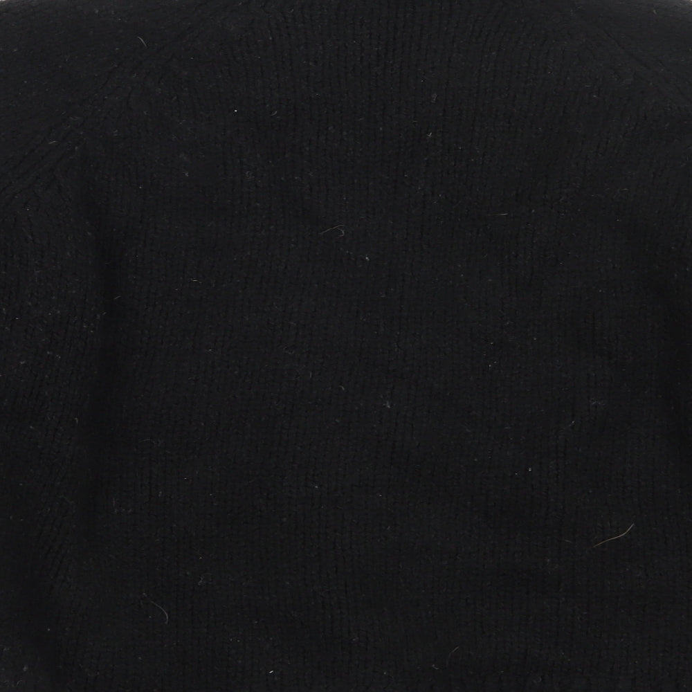 Only Womens Black  Knit Pullover Jumper Size XS