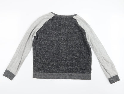 Mango Womens Grey  Knit Pullover Jumper Size S