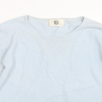 Rude Womens Blue  Knit Pullover Jumper Size M