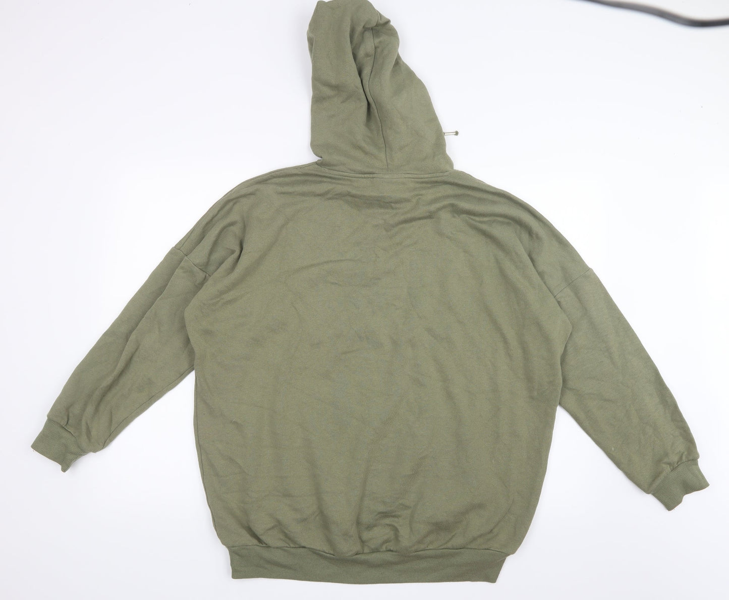 Mens UK Size S Monki Green Pullover Hoodie
