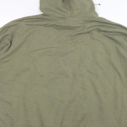 Mens UK Size S Monki Green Pullover Hoodie