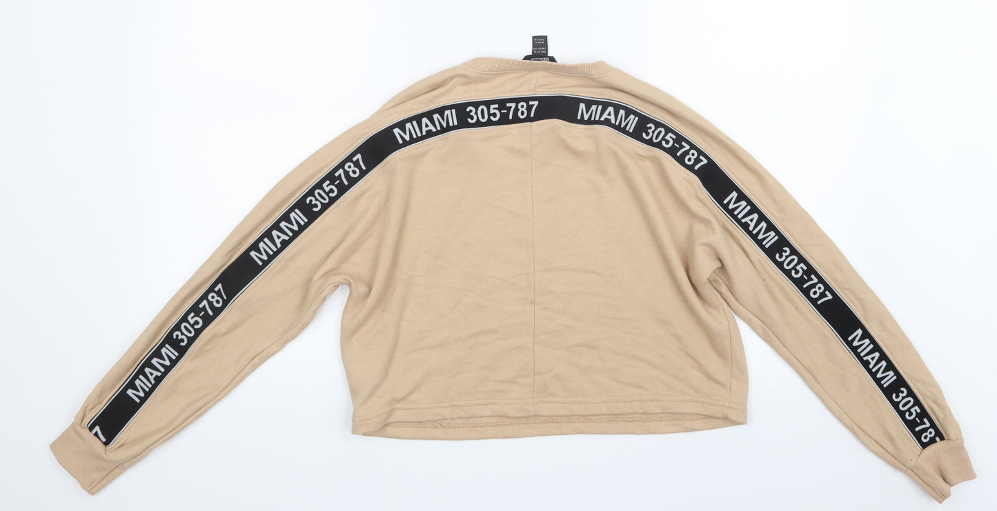 New Look Girls Beige   Pullover Jumper Size 12-13 Years