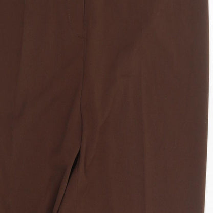 Womens UK Size 20 Damart Regular Fit  Brown Trousers