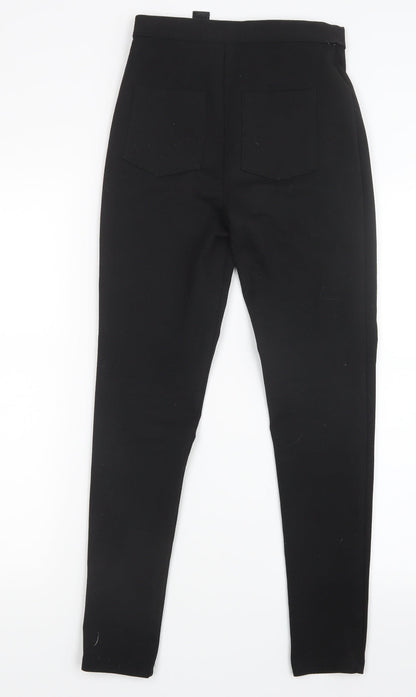 Womens UK Size 6 ASOS Regular Fit  Black Trousers