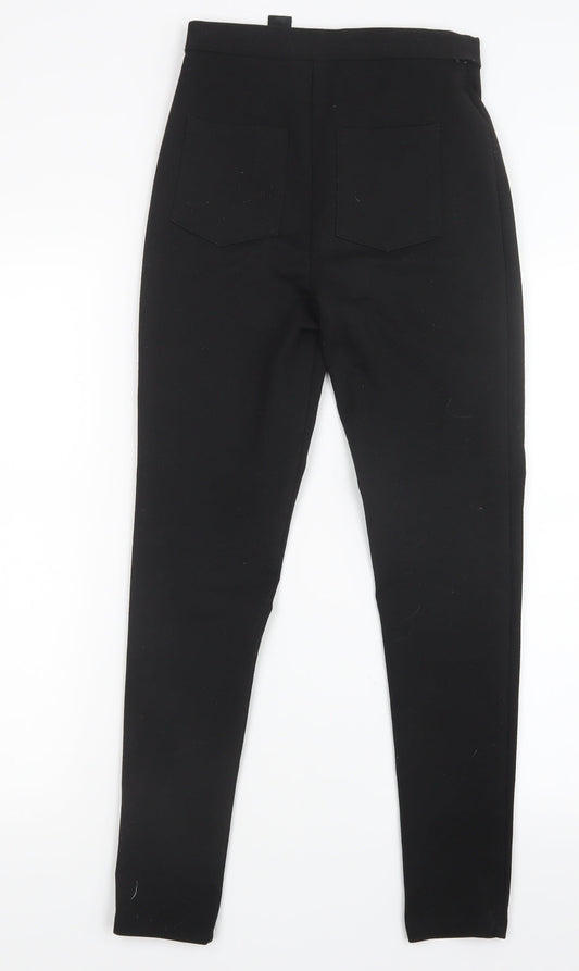 Womens UK Size 6 ASOS Regular Fit  Black Trousers