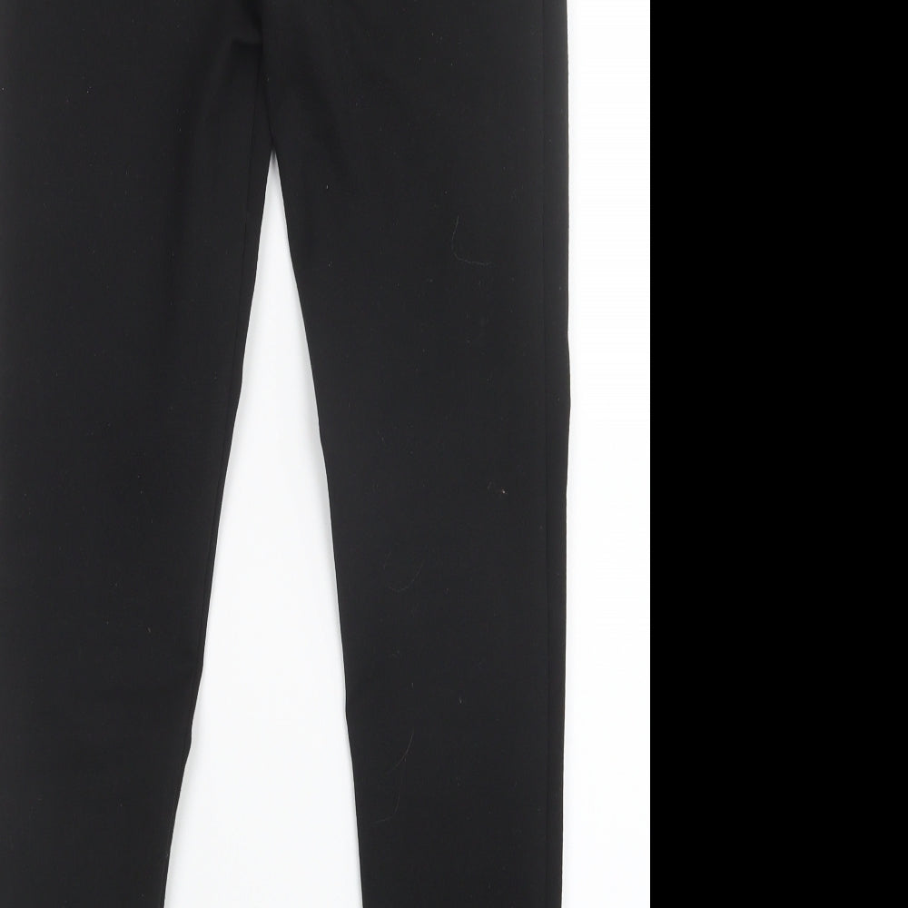 Womens UK Size 6 ASOS Regular Fit  Black Trousers