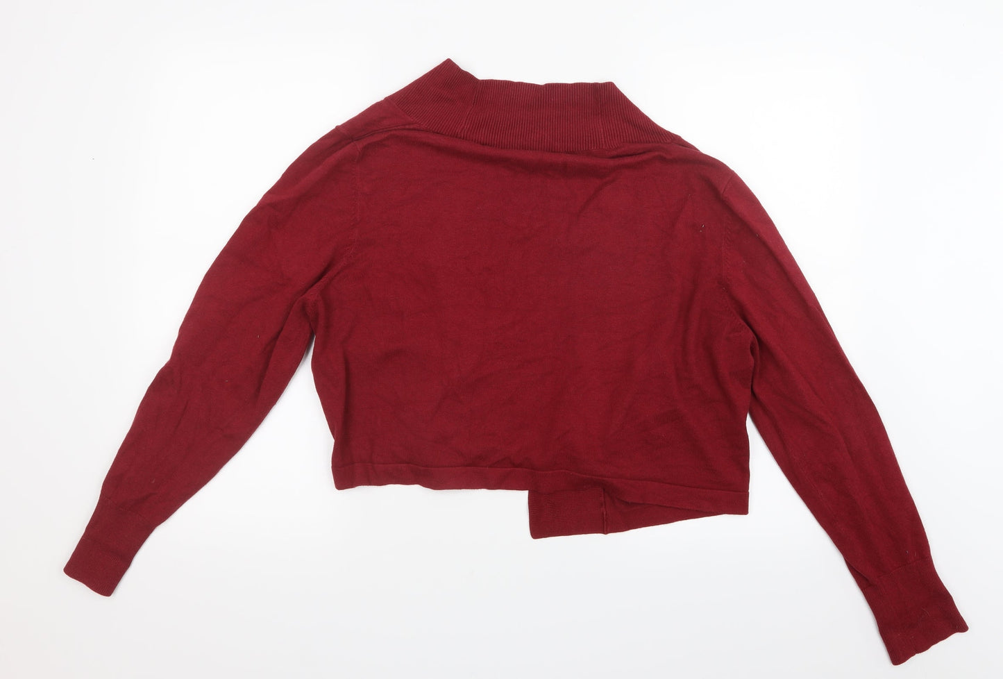 ZNK Womens Red  Knit Cardigan Jumper Size 2XL