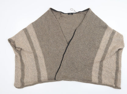 F&F Womens Beige  Knit Cardigan Jumper Size S