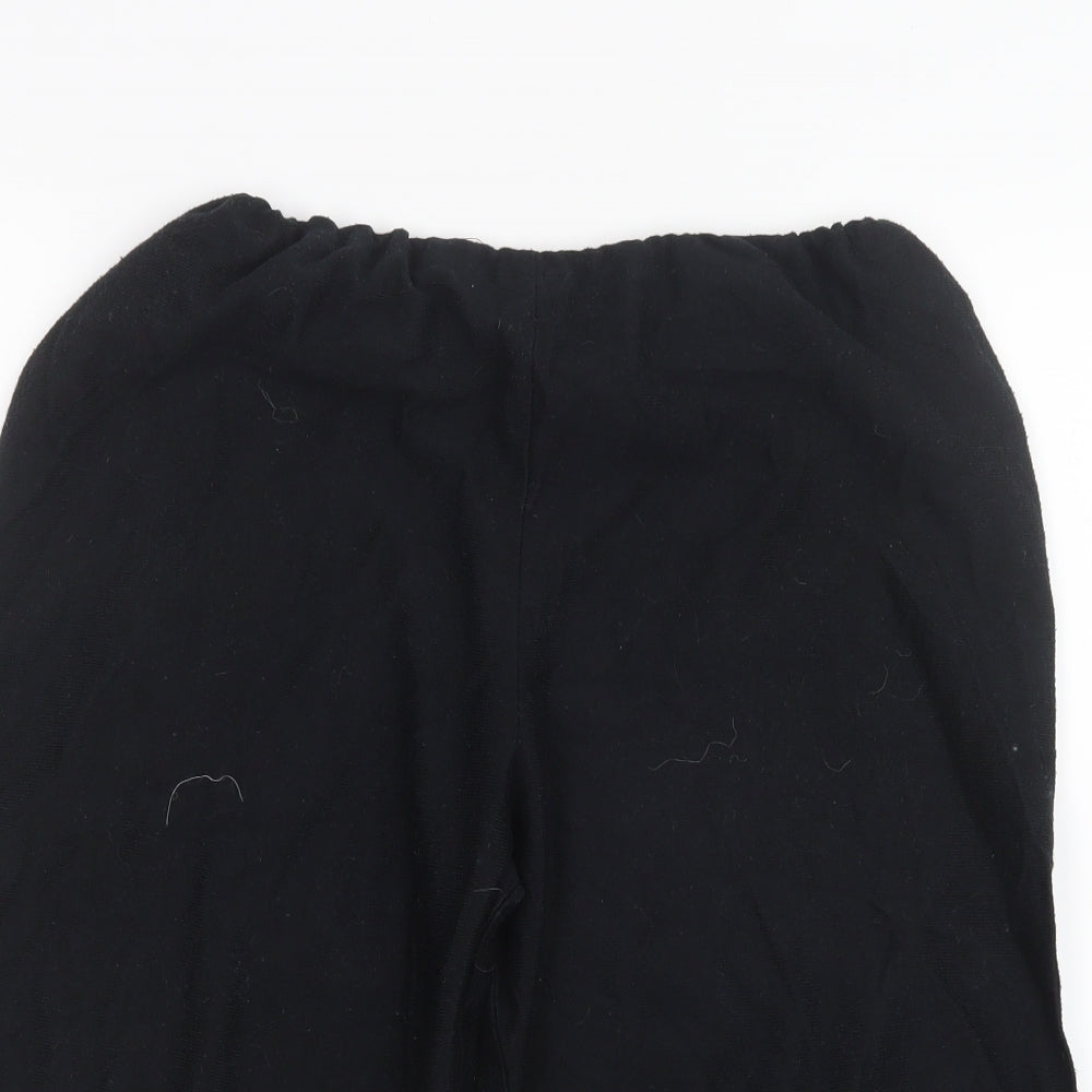 FUNNY FASHION Womens Black   Cropped Trousers Size 14