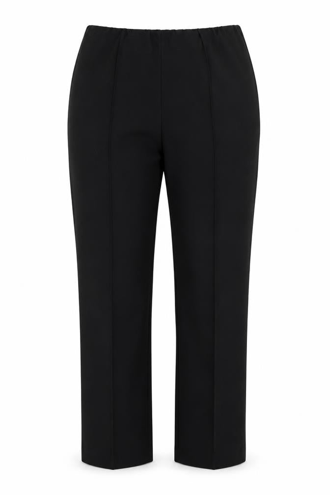 Womens UK Size 12 Preworn Regular Fit  Black Trousers
