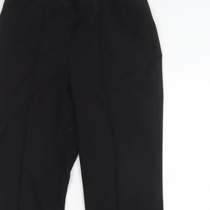 Womens UK Size 12 Preworn Regular Fit  Black Trousers