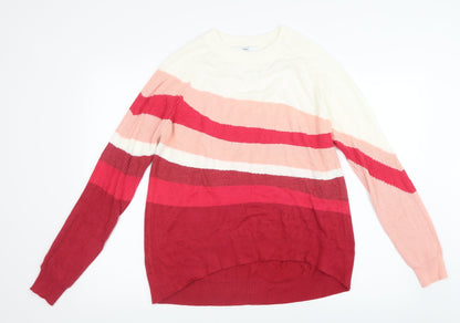 Next Womens Pink  Knit Pullover Jumper Size S