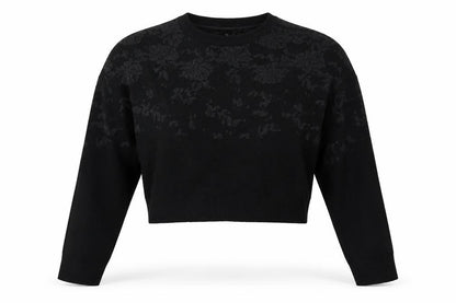Zara Knit Womens Black  Knit Pullover Jumper Size M
