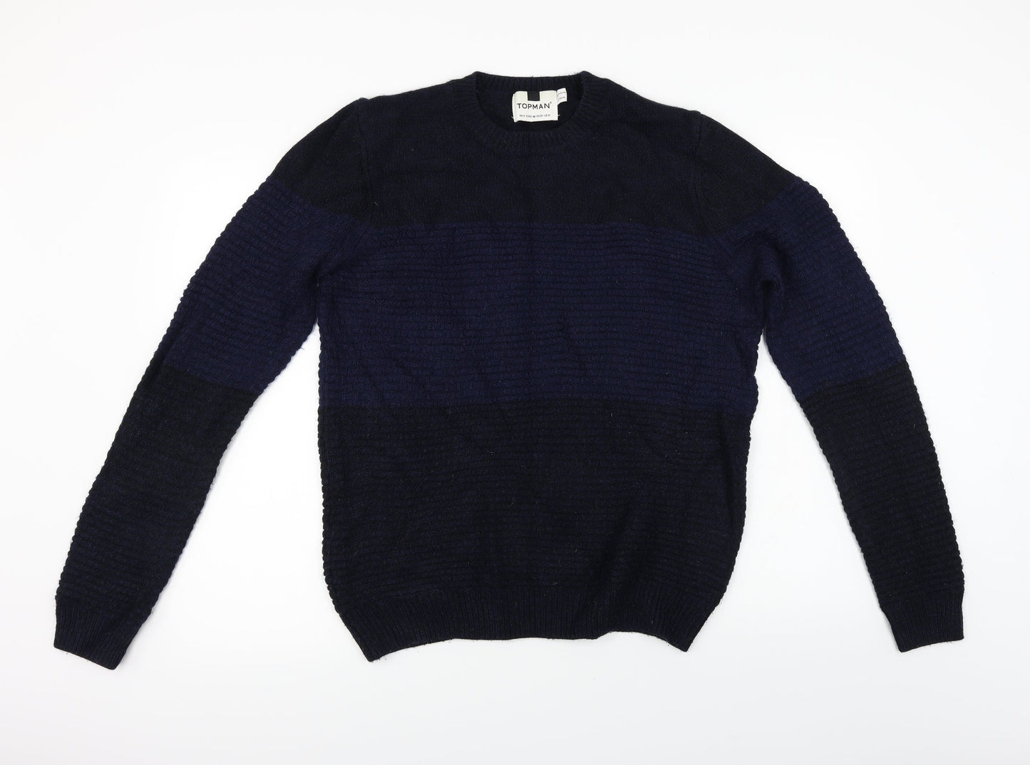 Topman  Mens Blue   Pullover Jumper Size M