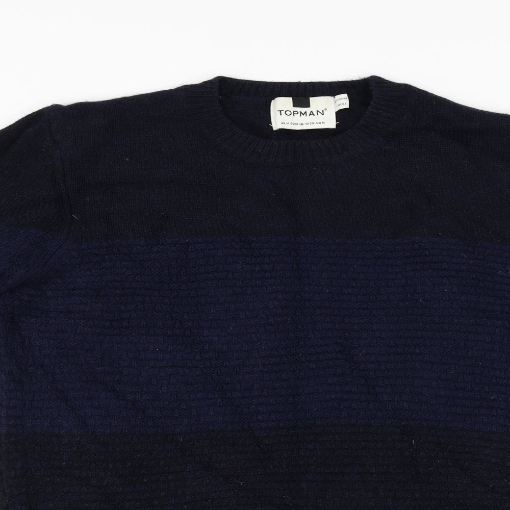 Topman  Mens Blue   Pullover Jumper Size M