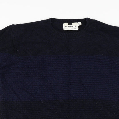 Topman  Mens Blue   Pullover Jumper Size M