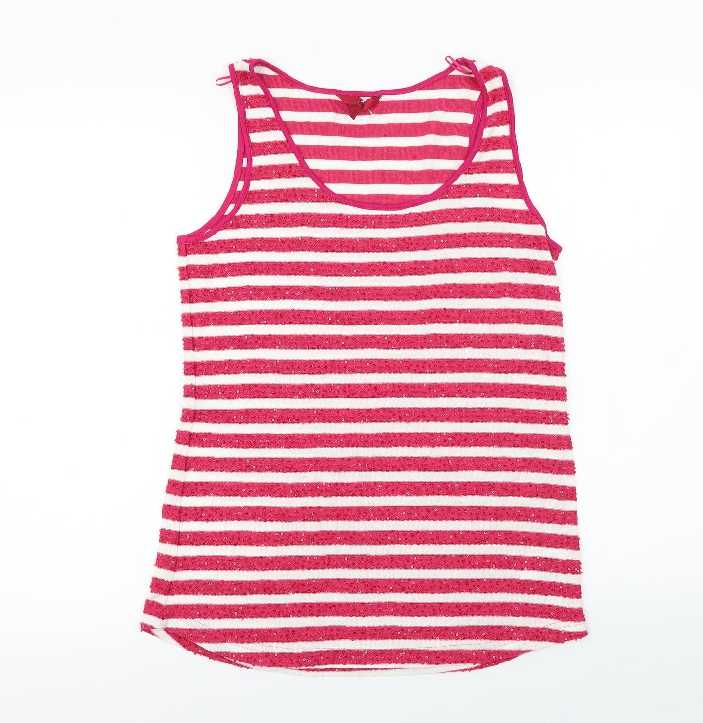 Womens UK Size 10 NEXT Pink Basic T-Shirt