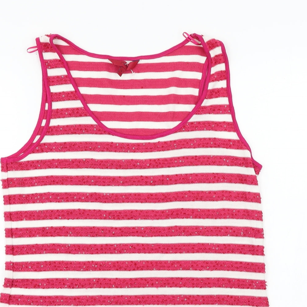 Womens UK Size 10 NEXT Pink Basic T-Shirt