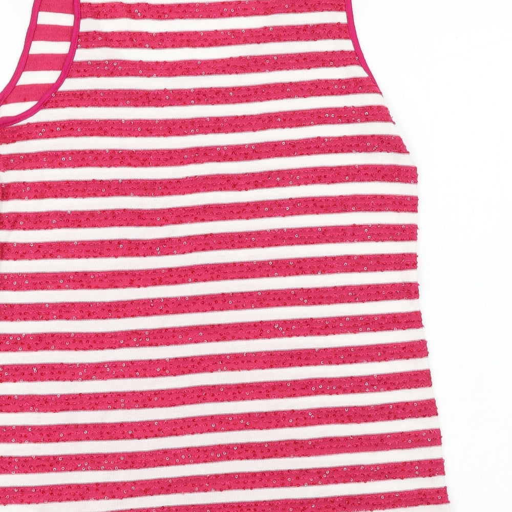 Womens UK Size 10 NEXT Pink Basic T-Shirt