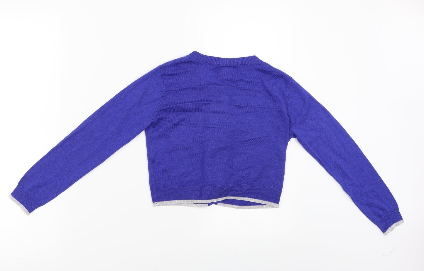 Yumi  Girls Blue   Cardigan Jumper Size 9-10 Years