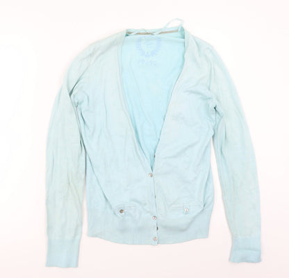 EC Womens Blue   Cardigan Jumper Size S
