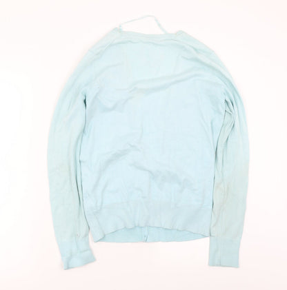EC Womens Blue   Cardigan Jumper Size S