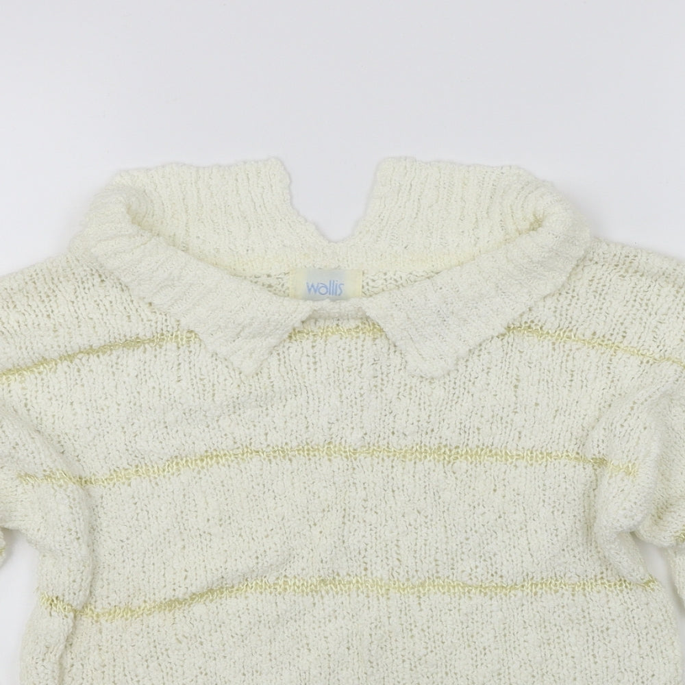 Wallis  Womens Ivory   Pullover Jumper Size S