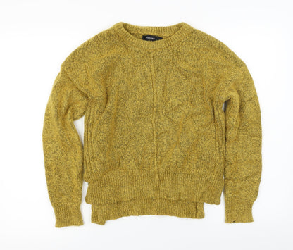 Forever 21 Womens Yellow   Pullover Jumper Size S