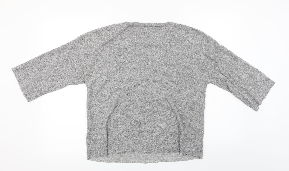 Zara Womens Grey   Pullover Jumper Size M