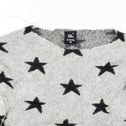 s nsay  Womens Grey   Pullover Jumper Size S