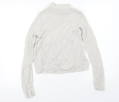 H&M  Womens Grey   Pullover Jumper Size XS