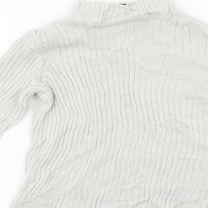 H&M  Womens Grey   Pullover Jumper Size XS