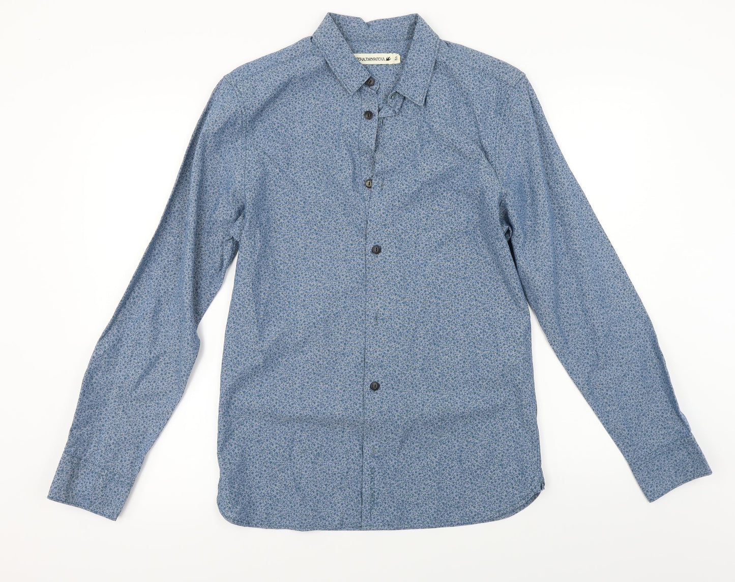 RJR.John Rocha  Mens Blue    Button-Up Size S