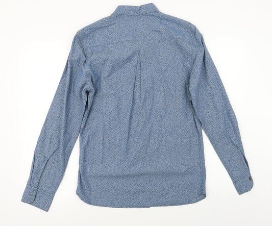 RJR.John Rocha  Mens Blue    Button-Up Size S