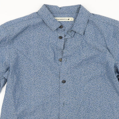 RJR.John Rocha  Mens Blue    Button-Up Size S