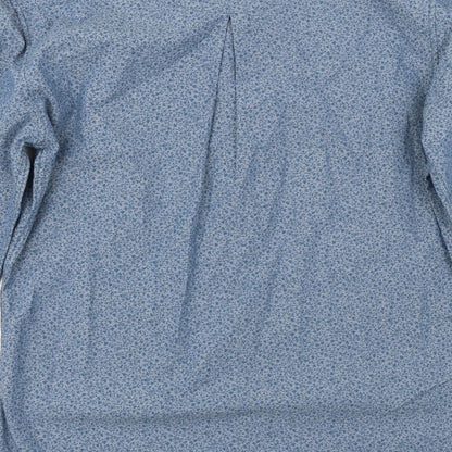 RJR.John Rocha  Mens Blue    Button-Up Size S