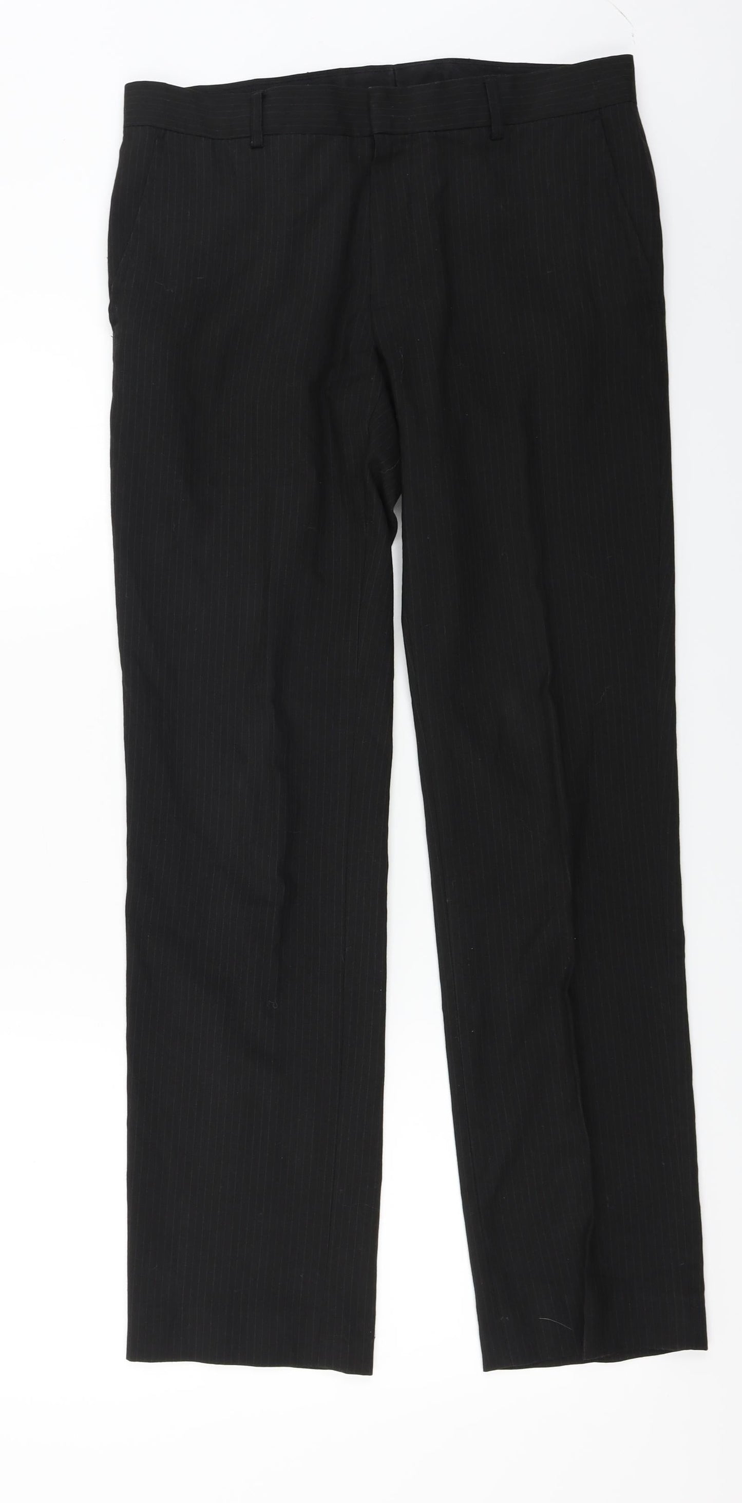 Preworn  Mens Black   Trousers  Size 32 in L27 in