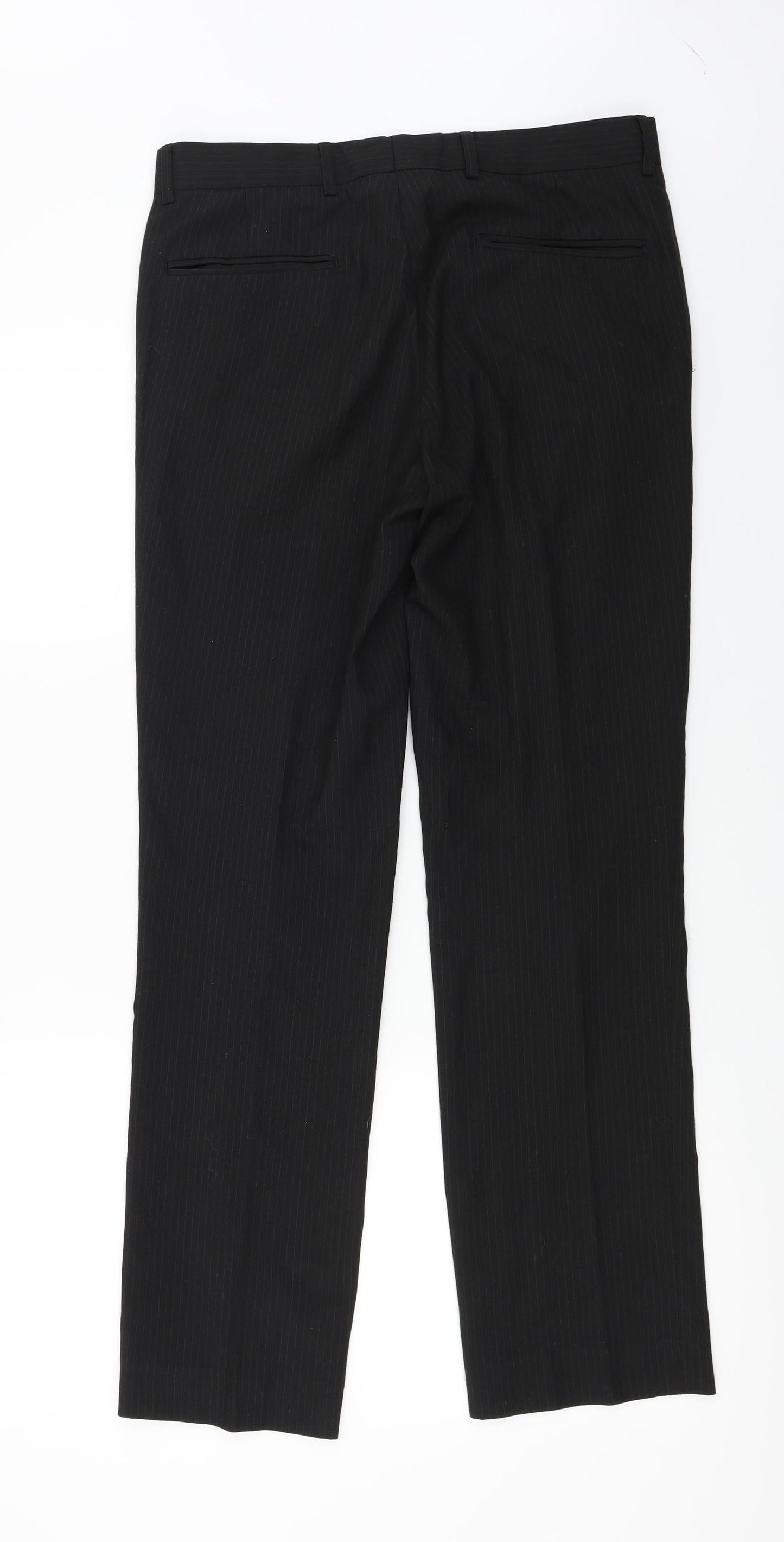 Preworn  Mens Black   Trousers  Size 32 in L27 in