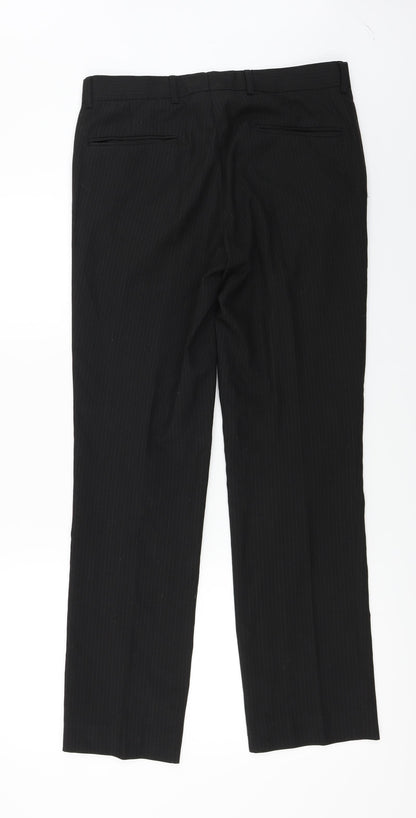 Preworn  Mens Black   Trousers  Size 32 in L27 in