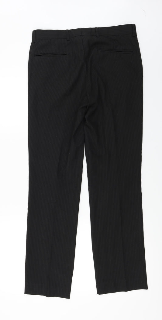 Preworn  Mens Black   Trousers  Size 32 in L27 in