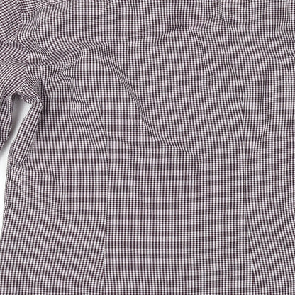 F&F  Mens Red Check   Button-Up Size 15