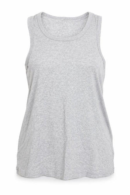 cotton suppliers Womens Grey   Basic Tank Size 2XL