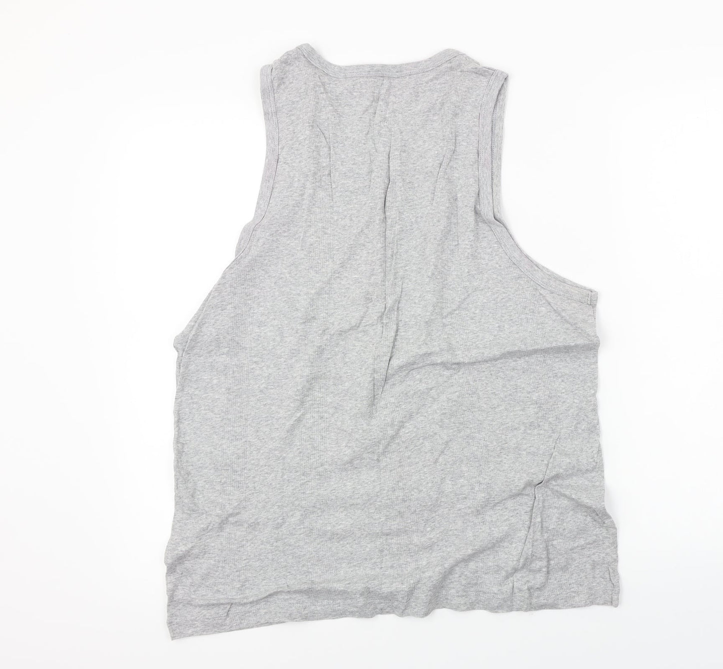 cotton suppliers Womens Grey   Basic Tank Size 2XL