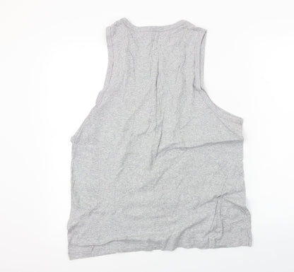 cotton suppliers Womens Grey   Basic Tank Size 2XL